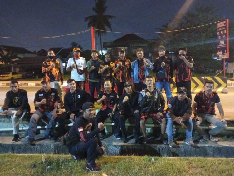 Polsek SU ll Palembang Bersama PAC PP Patroli Antisipasi Tawuran