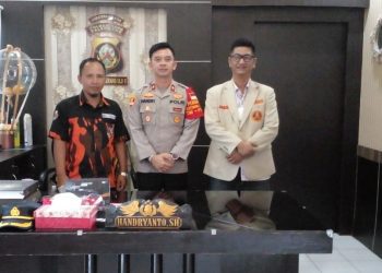 Kapolsek SU II Palembang Ajak Silaturahim PW Pemuda Muhammadiyah Sumsel dan PAC PP SU II Palembang