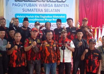 Pemuda Pancasila Kota Palembang Hadiri Peringatan Harlah Paguyuban Warga Banten Sumsel
