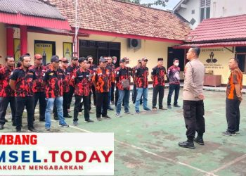 Kapolsek Seberang Ulu II Palembang Terima Audiensi PAC Pemuda Pancasila SU II Palembang
