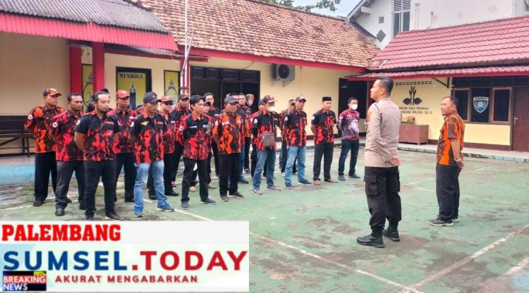 Kapolsek Seberang Ulu II Palembang Terima Audiensi PAC Pemuda Pancasila SU II Palembang