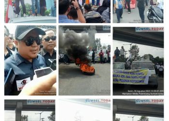 Ratusan Aktivis Sumsel Geruduk Kantor Kejati Sumsel Terkait Proses Koni Sumsel Harus Transparan