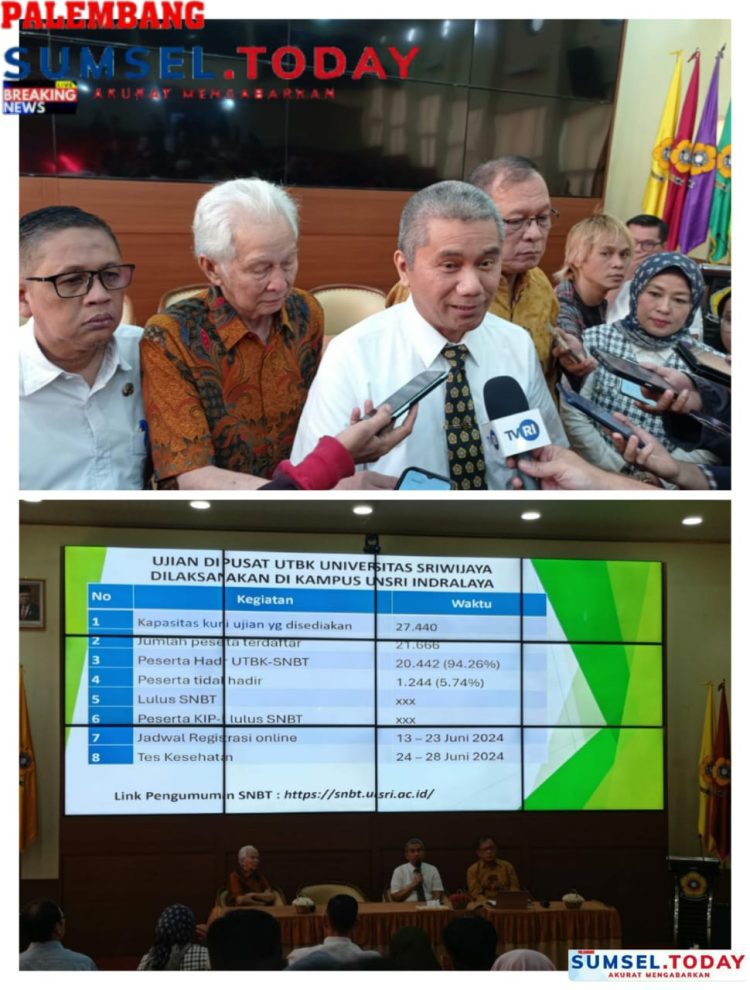 UNSRI,13 Juni 2024 Resmi Mengumumkan Penerimaan Mahasiswa Baru Untuk Jalur SNBT