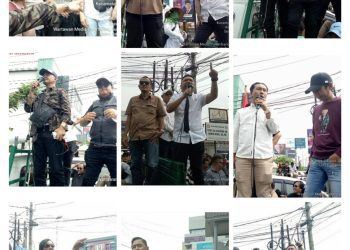 Ratusan Massa Orang Tua Murid Geruduk Kantor Ombudsman Bersama Aktivis SUMSEL, Ada Apa.??