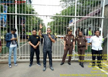 Gabungan Lembaga Garda Prabowo – Sira dan BPI KPNPA RI Geruduk Kantor Kejati Sumsel 