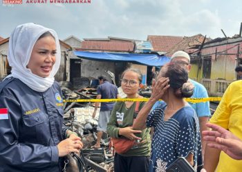 Ketua DPD Garpu Kota Palembang Dan Ketua Kecamatan IB 1 Menunjukkan Kepedulian Terhadap Masyarakat Terdampak Musibah Kebakaran