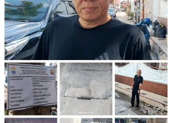 Dedi selaku Masyarakat Sembilan Ilir Timur lll Mengeluh Pembangunan Drenase Depan Rumahnya, Berdampak
