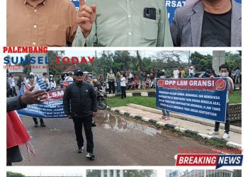 LSM GRANSI Geruduk Kantor Kejati, Mendesak Kejati Sumsel untuk Bekerja Profesional Transparan, Tanpa Pandang Bulu