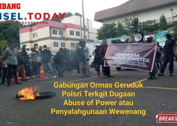 Gabungan Ormas Geruduk Polsri Terkait Dugaan Abuse of Power atau Penyalahgunaan Wewenang