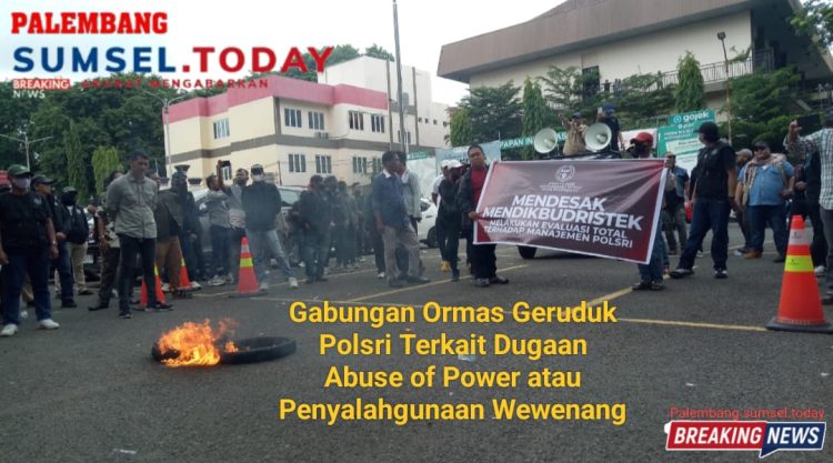 Gabungan Ormas Geruduk Polsri Terkait Dugaan Abuse of Power atau Penyalahgunaan Wewenang